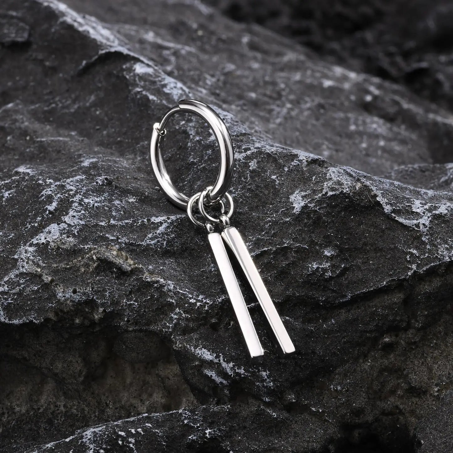 Punk Rock Geometric Bar Dangle Earrings