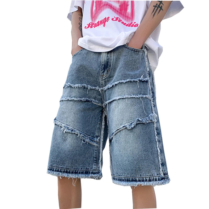 Fashion Casual Baggy Short Jeans