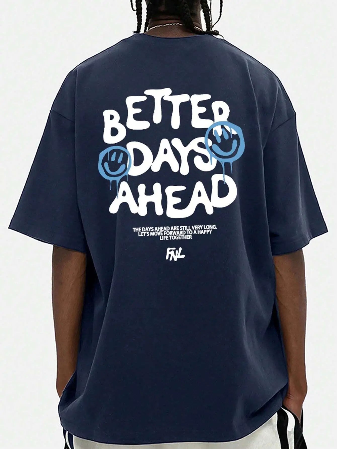 Better Days Ahead Letter Graphic T-Shirt