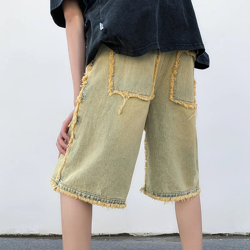 Fashion Casual Baggy Short Jeans