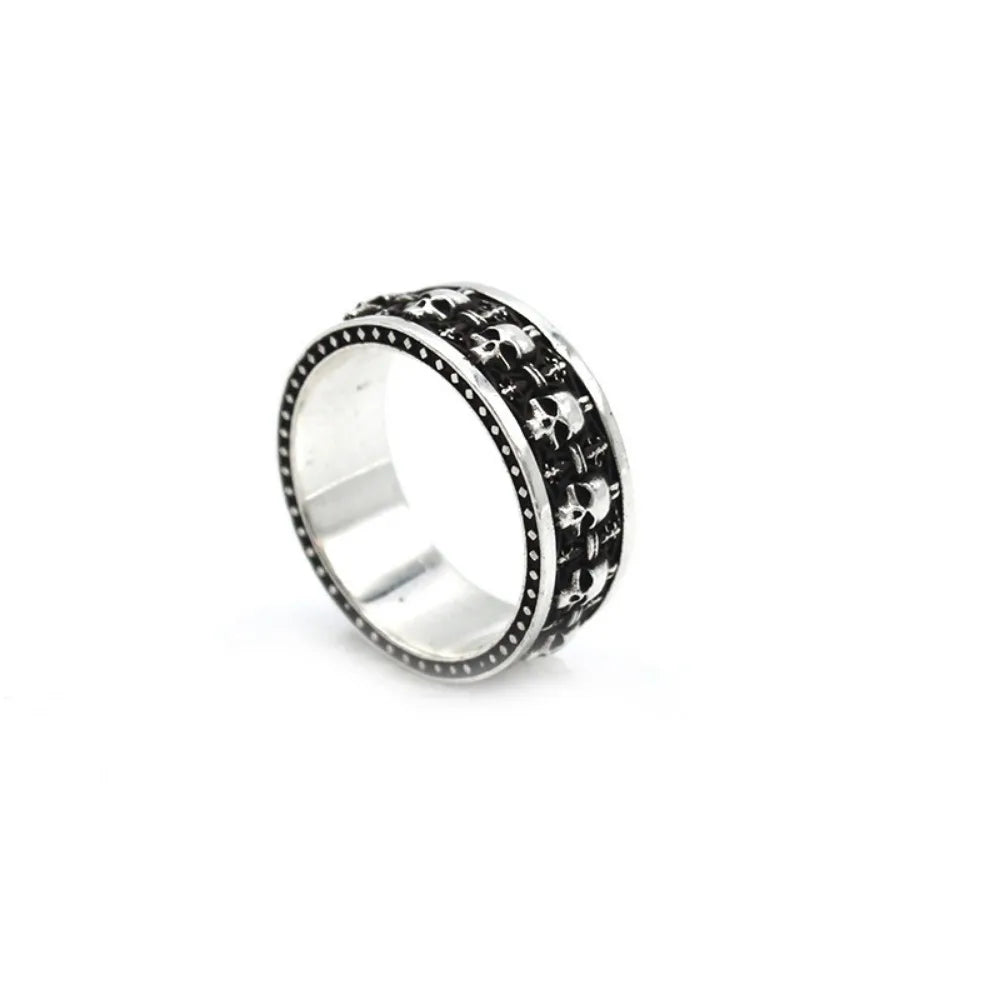 Punk Gothic Vintage Skeleton Open End Ring