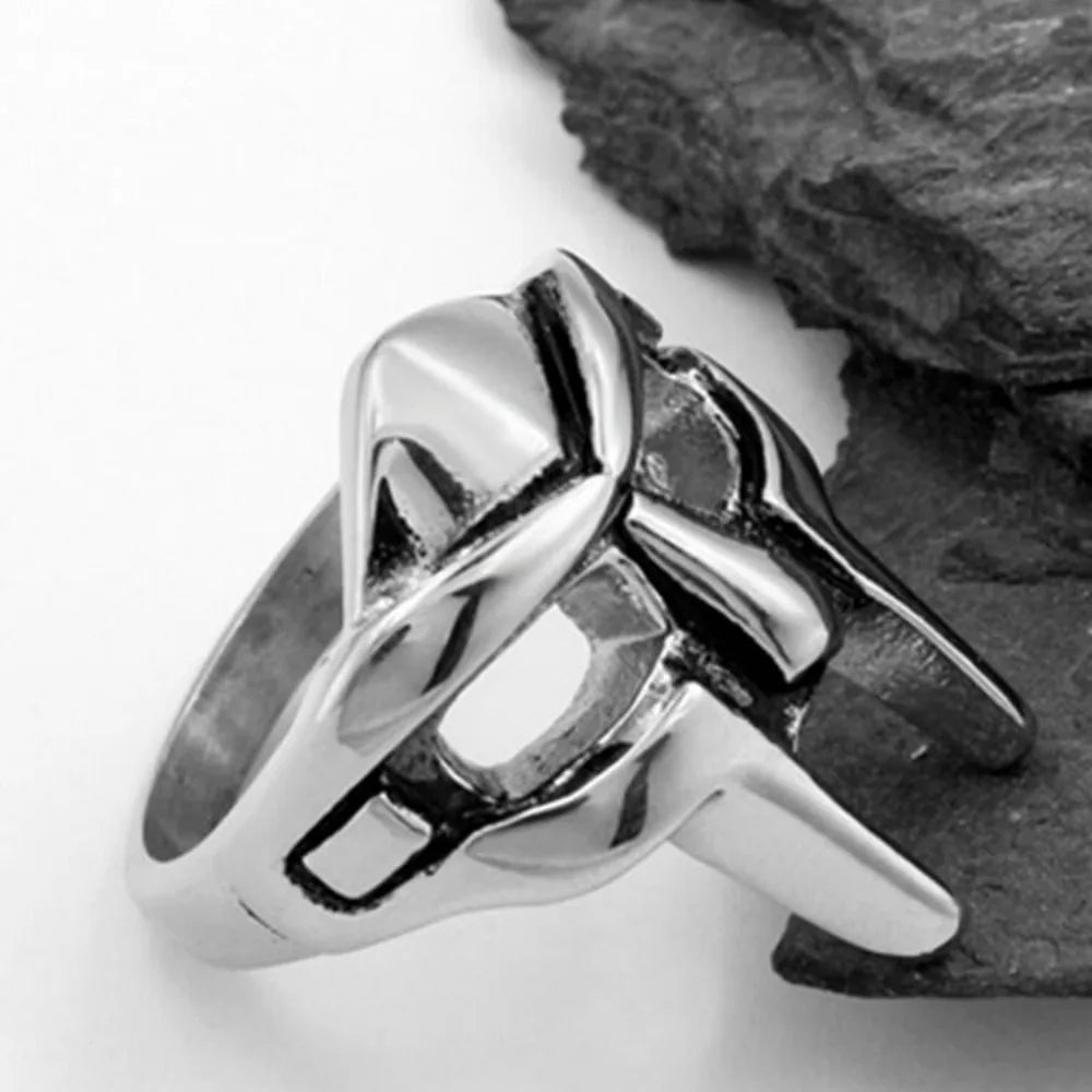 Goth Hip Hop MF DOOM Mask Ring