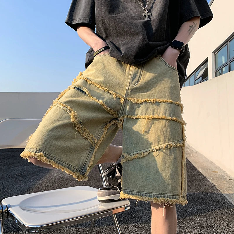 Fashion Casual Baggy Short Jeans
