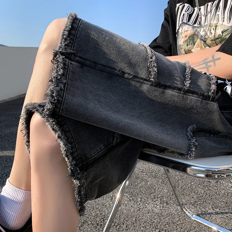 Fashion Casual Baggy Short Jeans