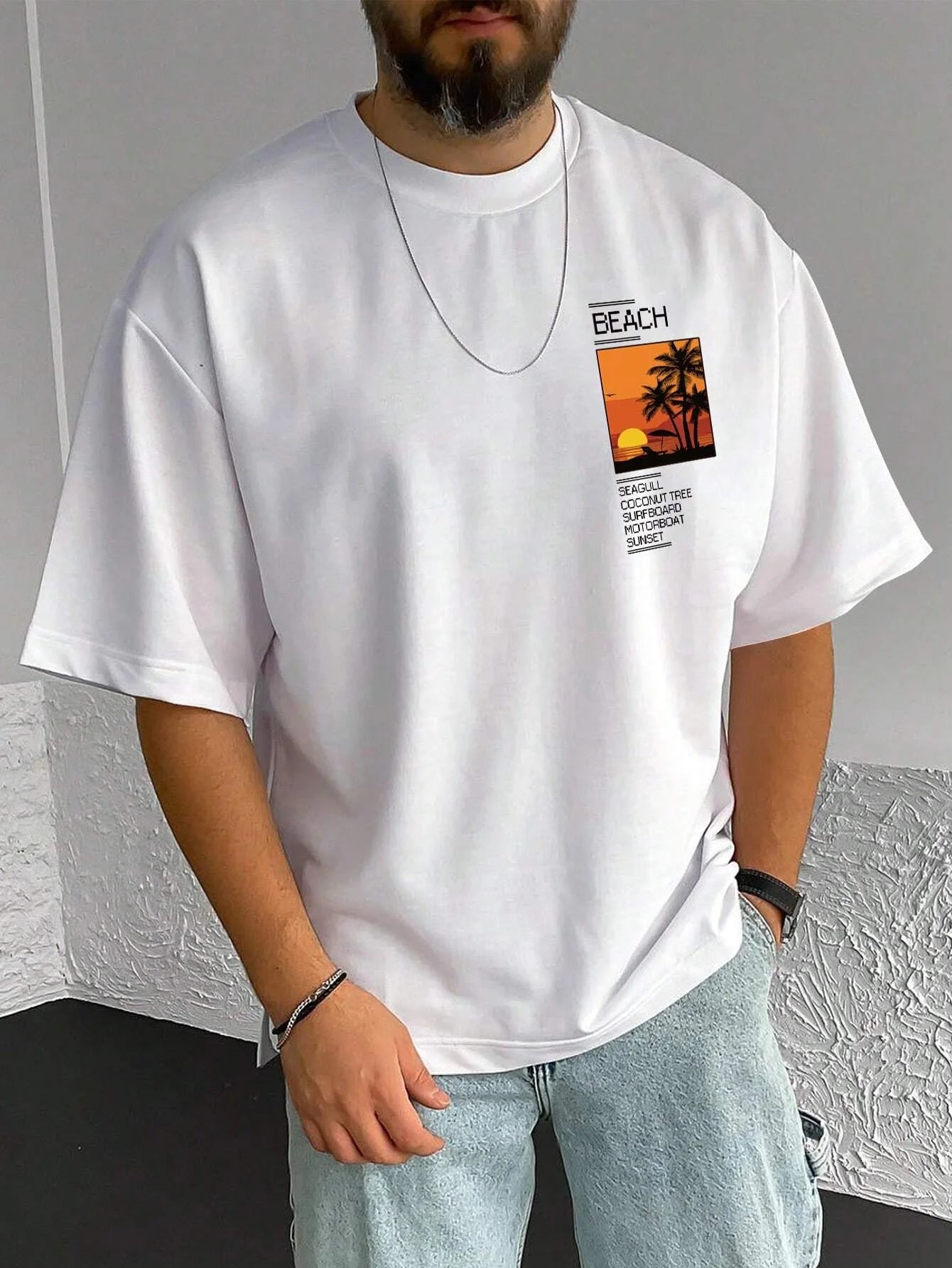 Men's Casual Short Sleeved T-shirt