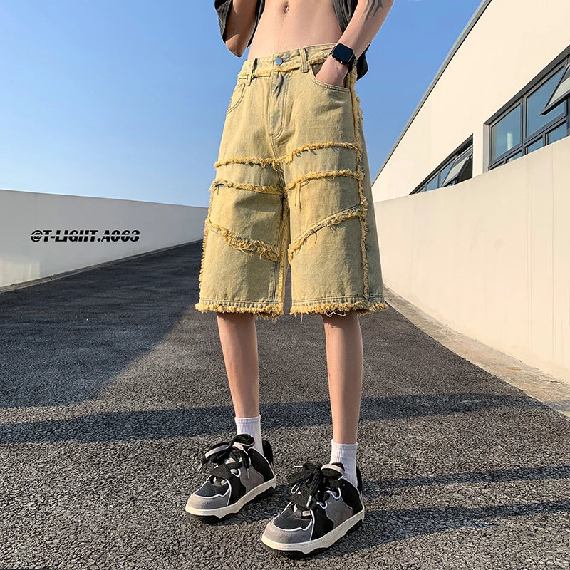 Fashion Casual Baggy Short Jeans
