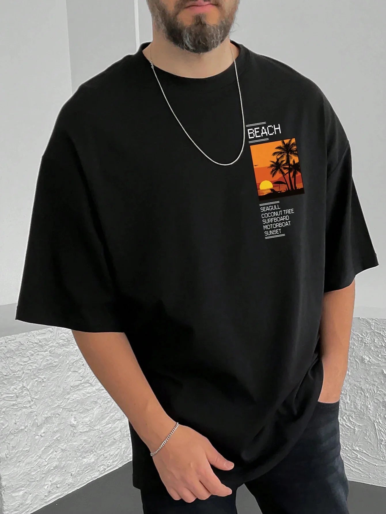 Men's Casual Short Sleeved T-shirt