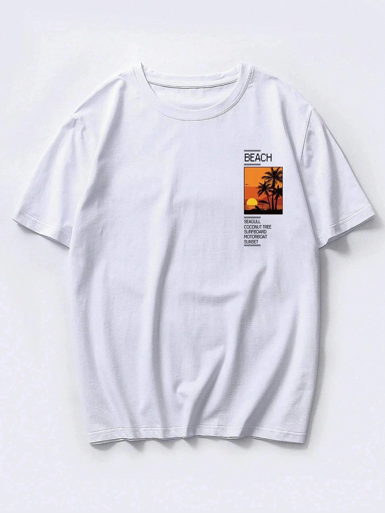 Men's Casual Short Sleeved T-shirt