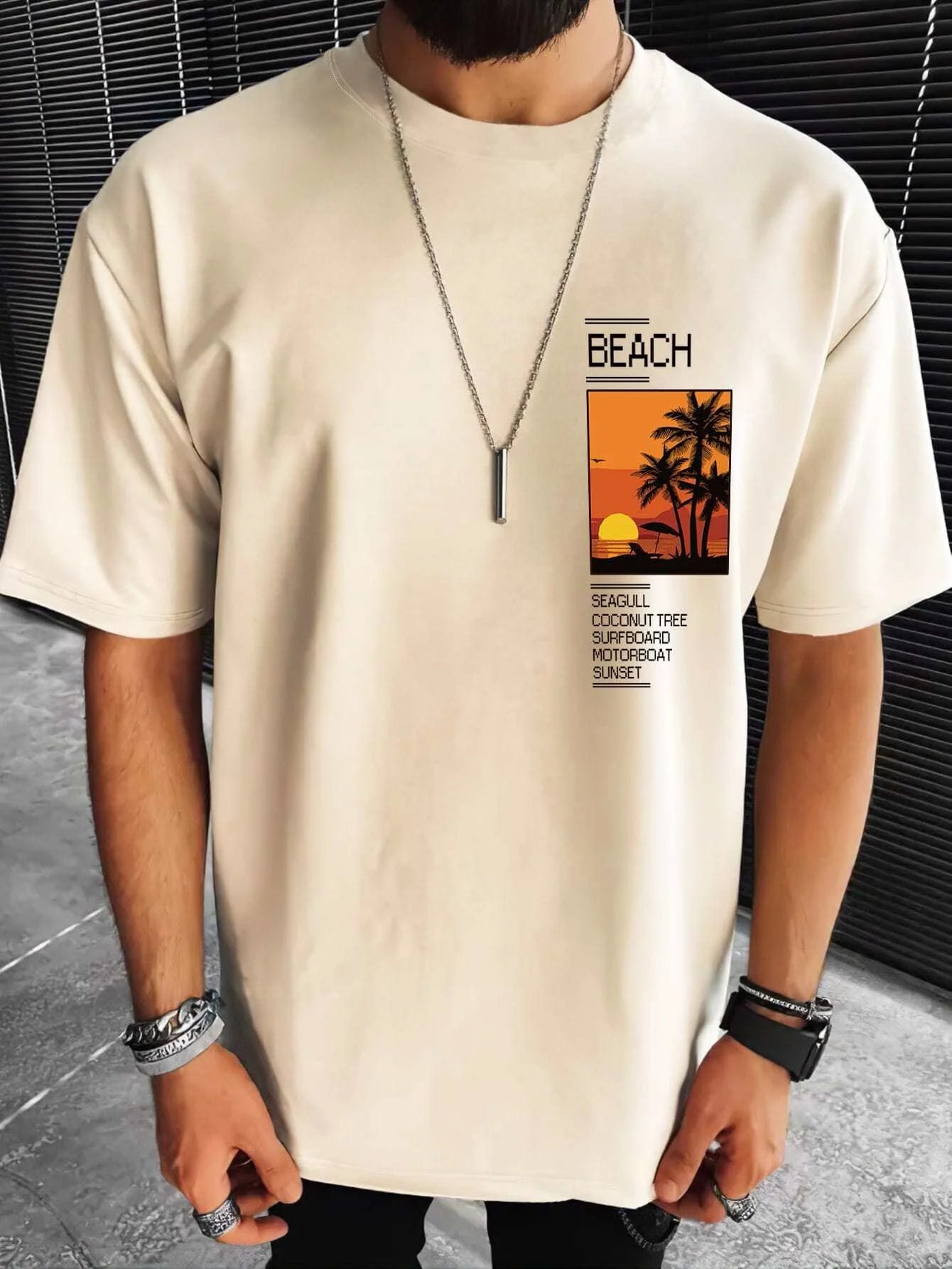 Men's Casual Short Sleeved T-shirt