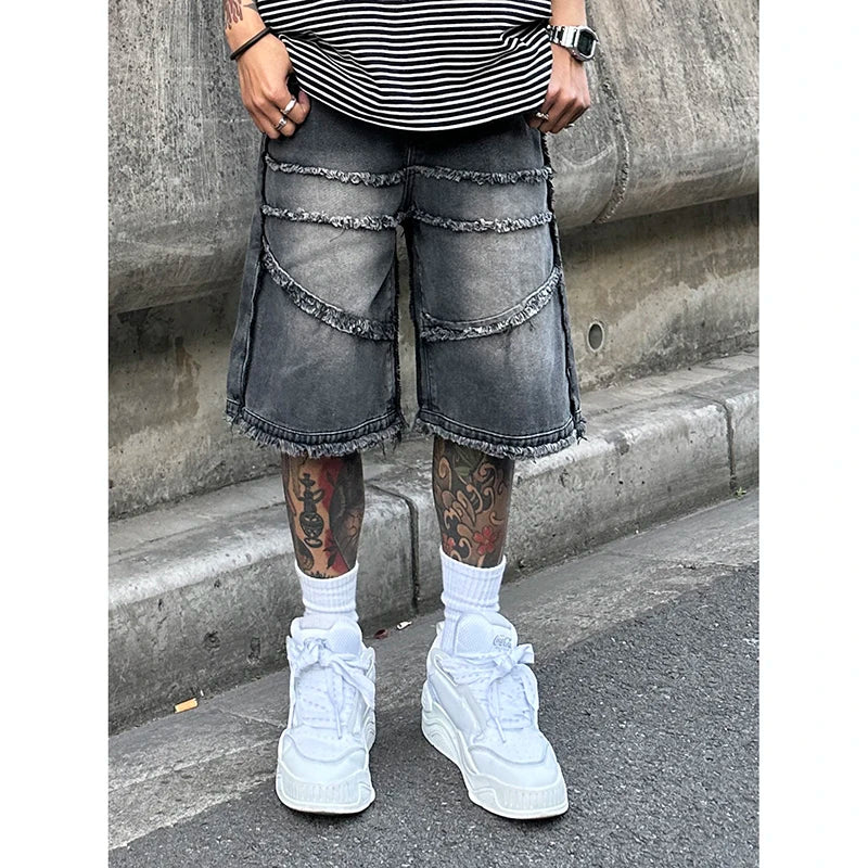 Fashion Casual Baggy Short Jeans