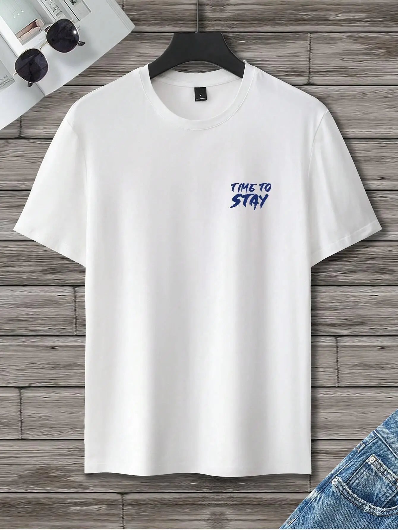 Seek Anticipated Gaze Printing T-Shirt