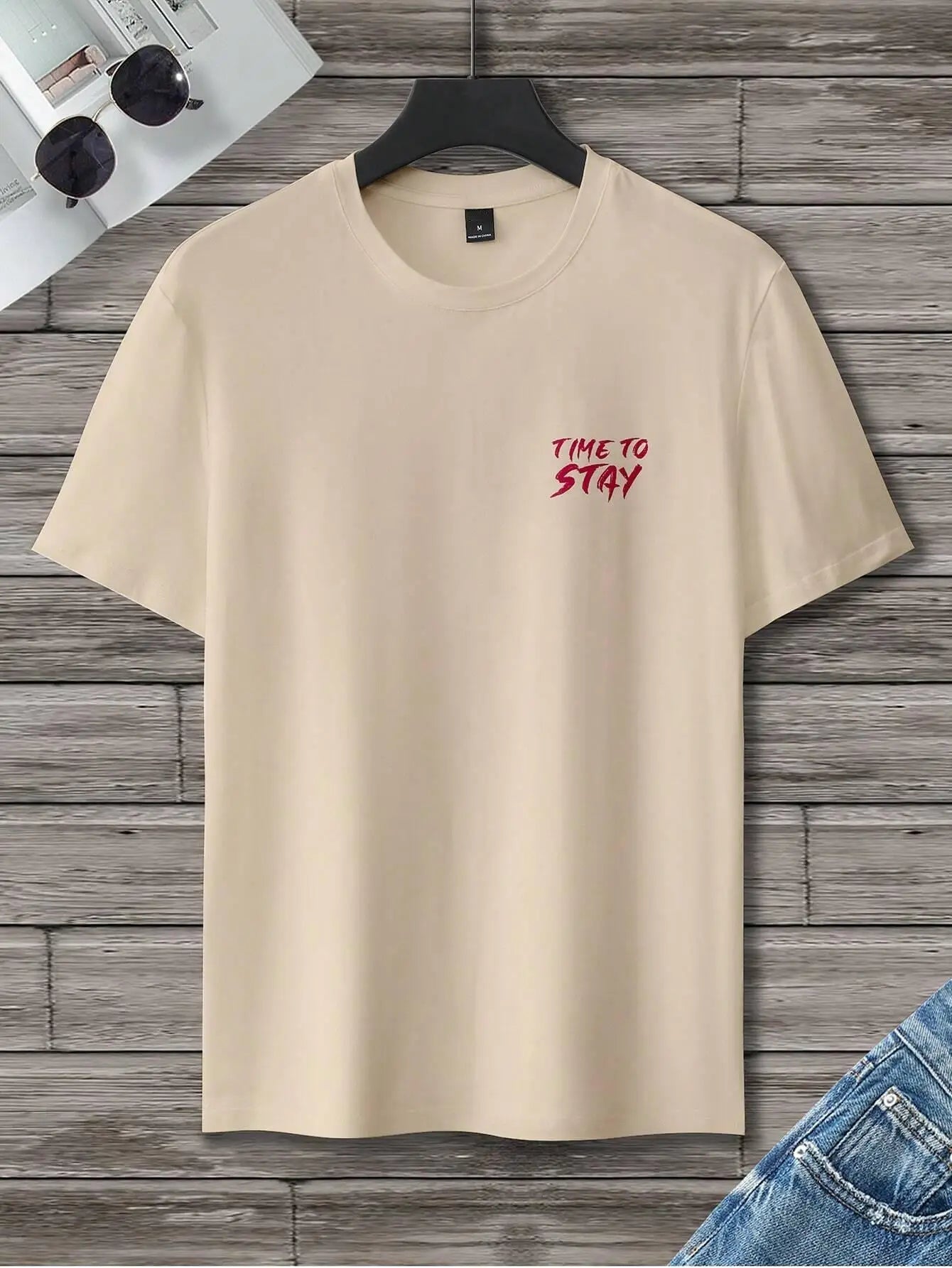 Seek Anticipated Gaze Printing T-Shirt