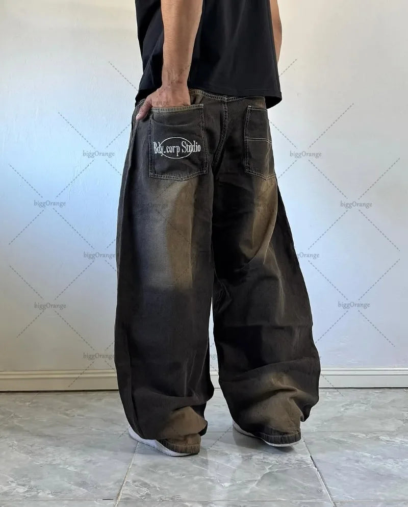 Trendy High Street Hip-hop Streetwear Trousers