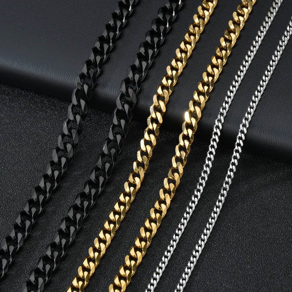Cuban Link Chain Classic Punk Necklace