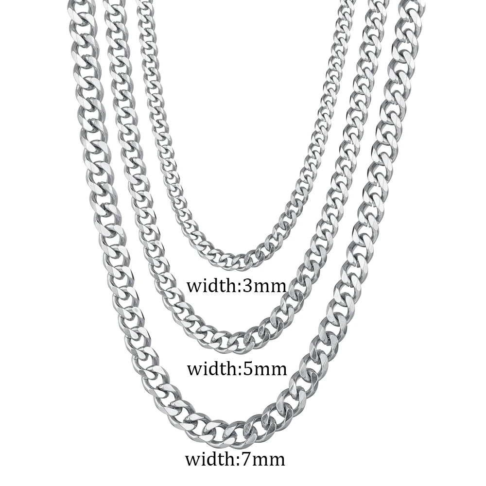Cuban Link Chain Classic Punk Necklace
