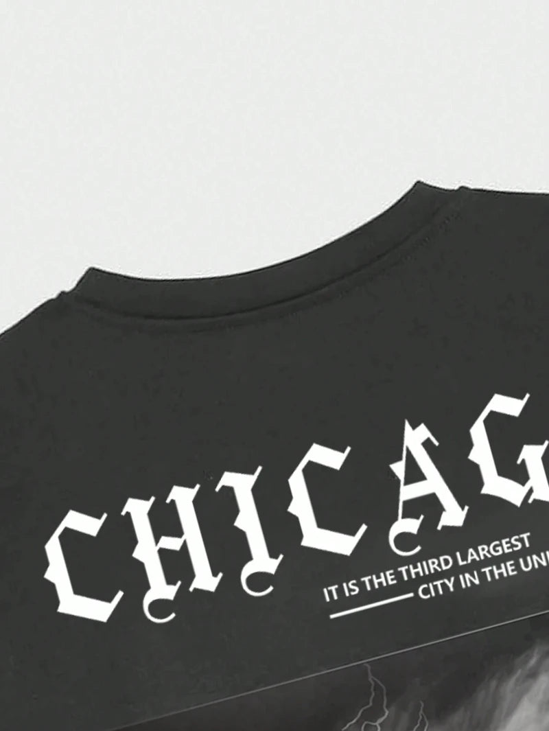 Hands Slogan Graphic Cotton T-shirt