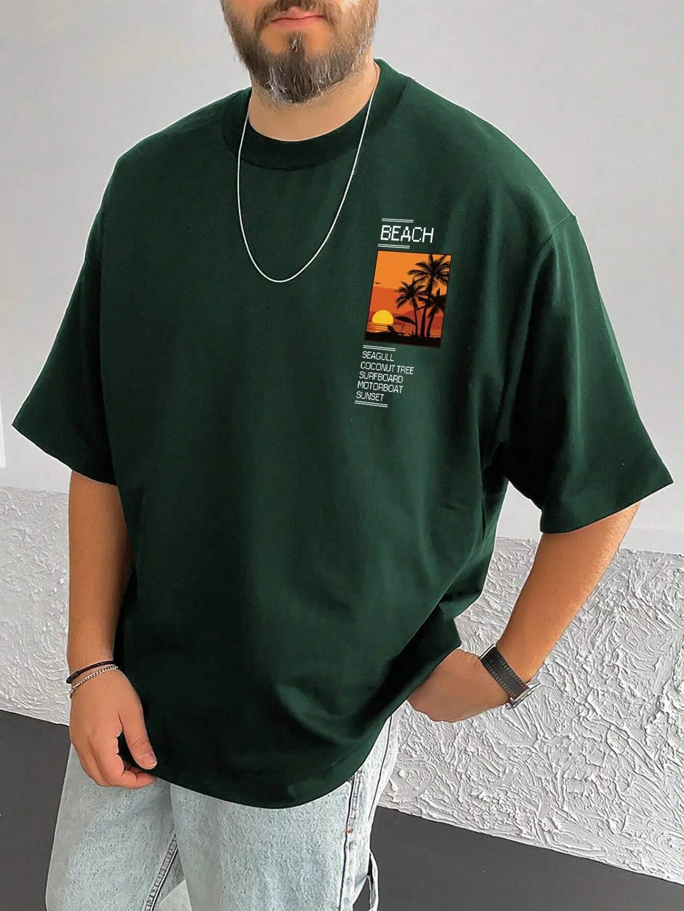 Men's Casual Short Sleeved T-shirt