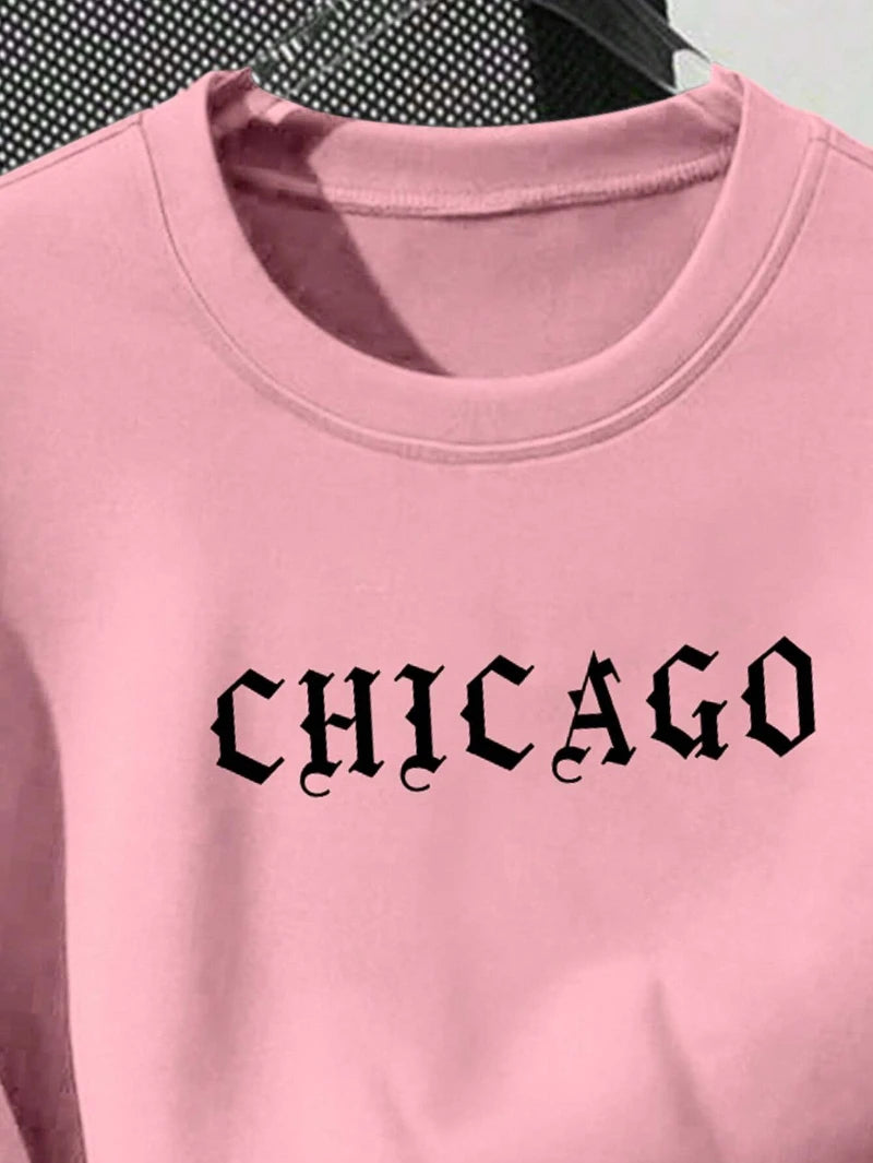 Hands Slogan Graphic Cotton T-shirt