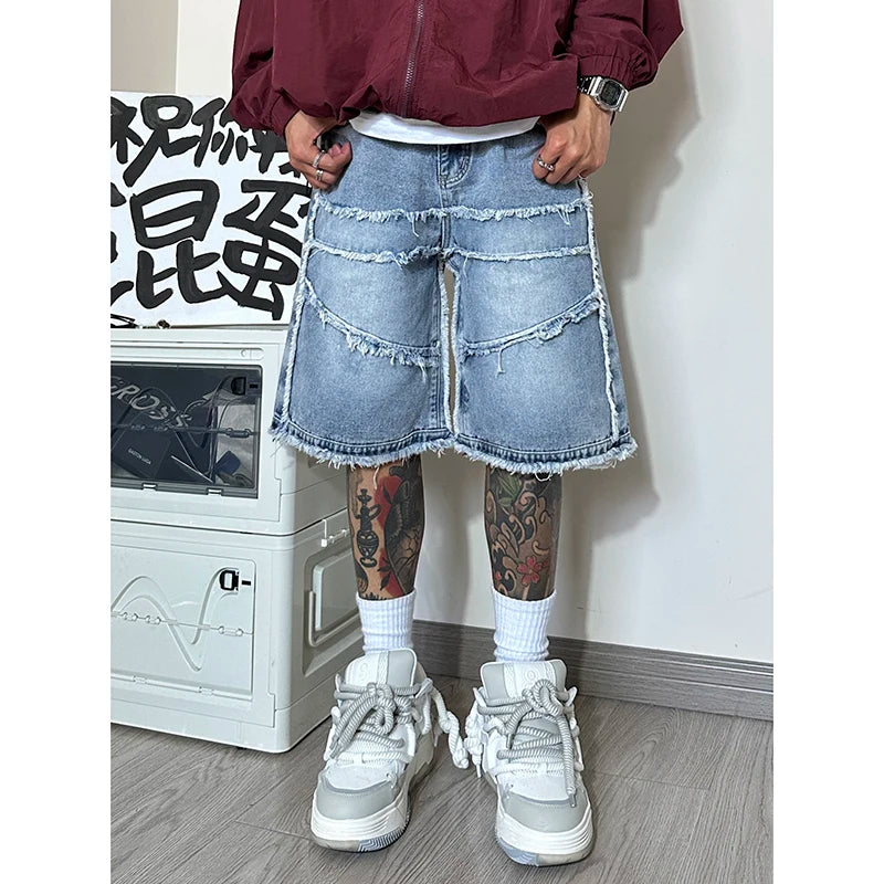 Fashion Casual Baggy Short Jeans