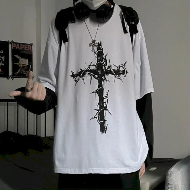 Cross of Thorns Suitcase Men's Sweatshirt