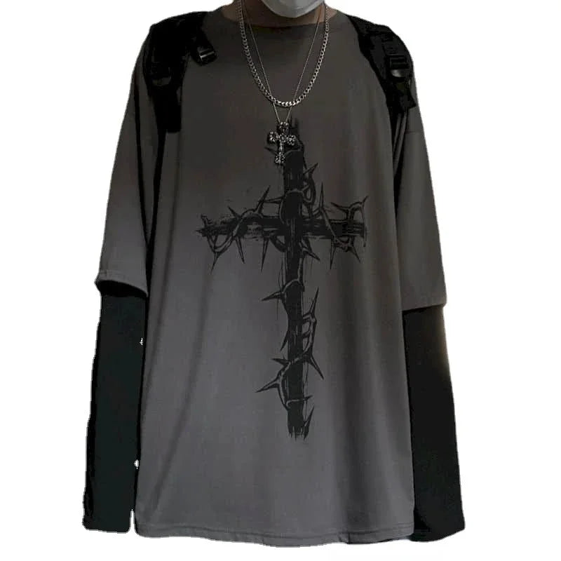 Cross of Thorns Suitcase Men's Sweatshirt