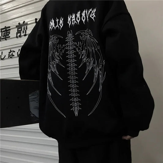 Men's Loose Tracksuit Casual Printing Sweatshirt