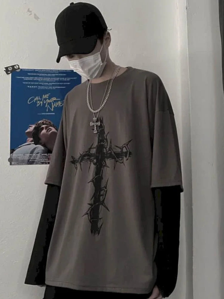 Cross of Thorns Suitcase Men's Sweatshirt
