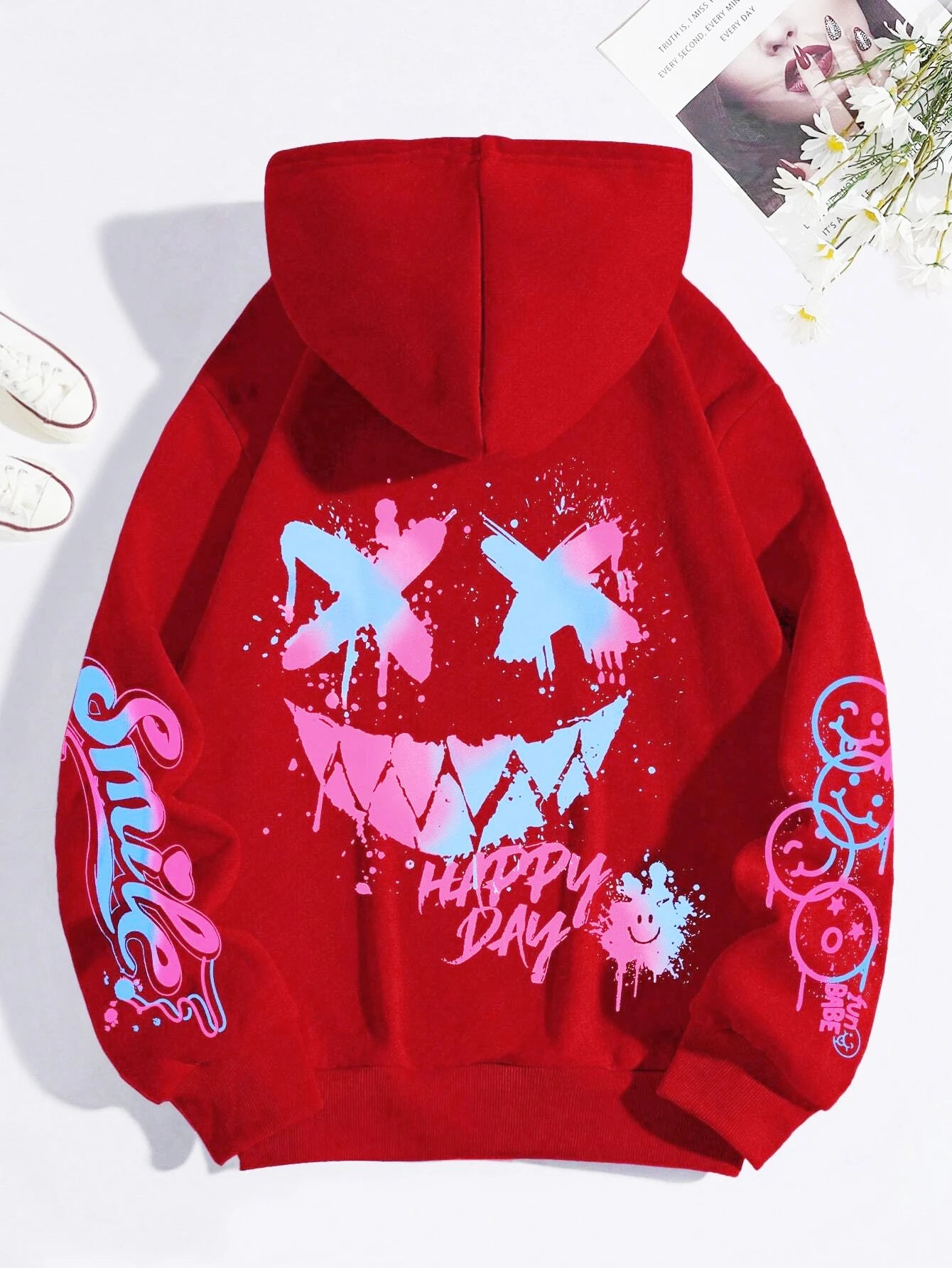 Colorful Facial Expressions Hoodie