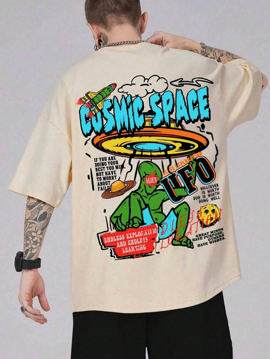 Cosmic Space Ufo Aliens Funny Graphic Tees