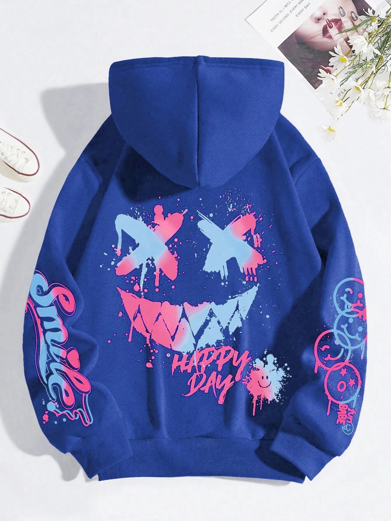 Colorful Facial Expressions Hoodie