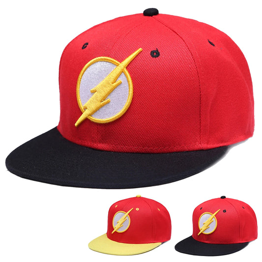 Lightning Embroidery Hip-hop Hats