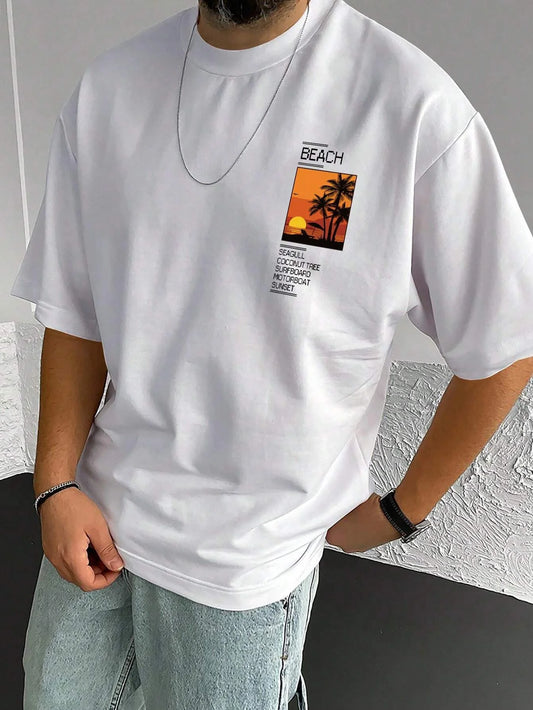 Men's Casual Short Sleeved T-shirt