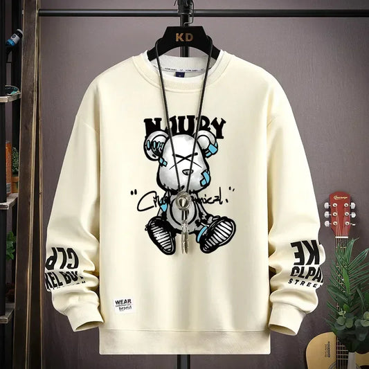 Men's Cool Bear Print Sweatshirt