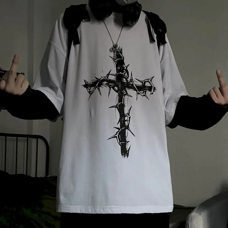 Cross of Thorns Suitcase Men's Sweatshirt