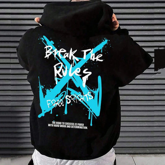 Men Casual Long Sleeve Hooded Sweatshirt