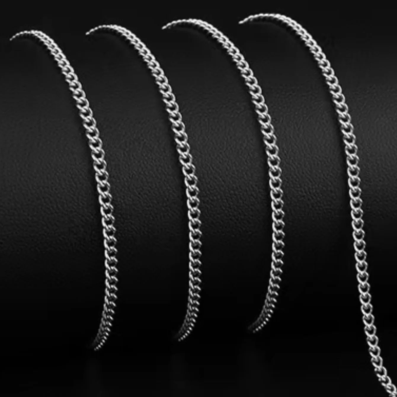 3mm Men's Cuban Chain Necklace