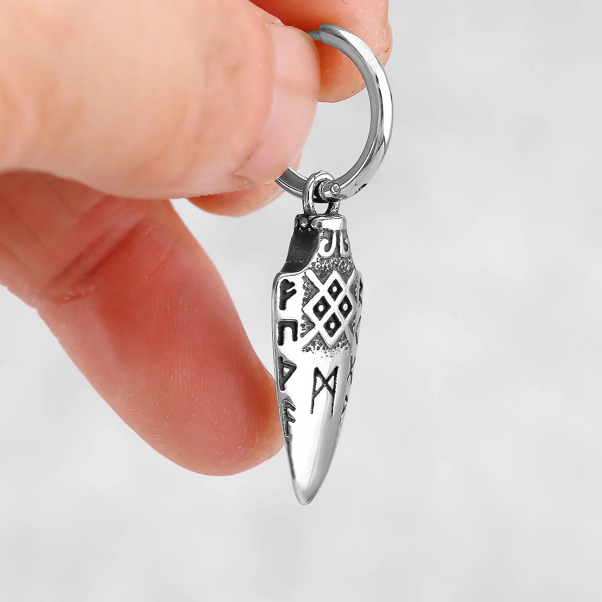 Classic Viking Stainless Steel Earrings