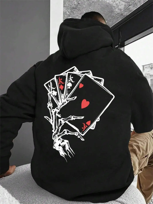 Playing Card Printing Hoodie